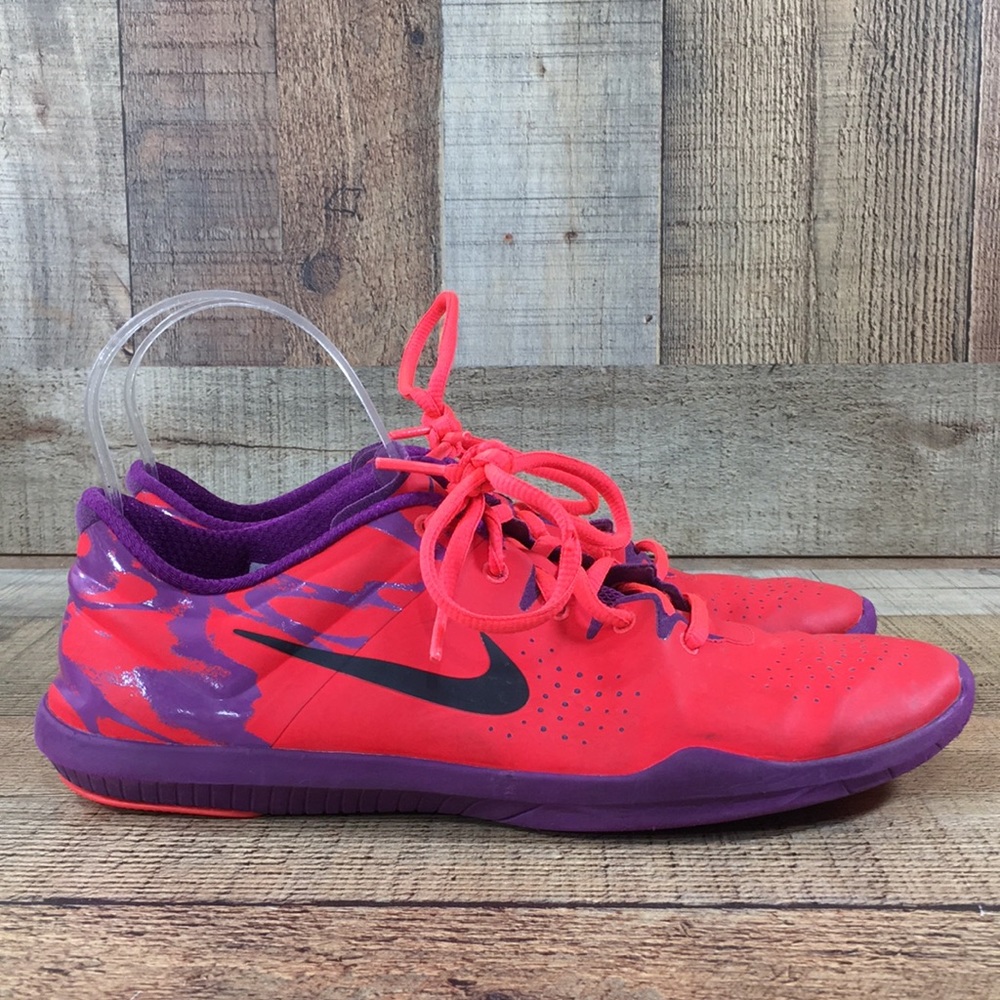 Nike Red and Purple Athletic Shoes